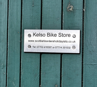 Bike shed sign custom